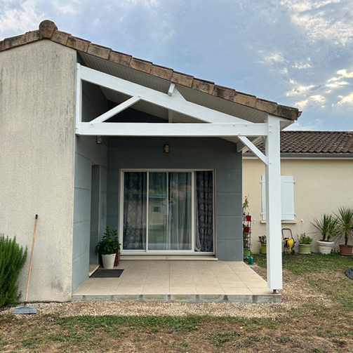 Peinture sur poutres